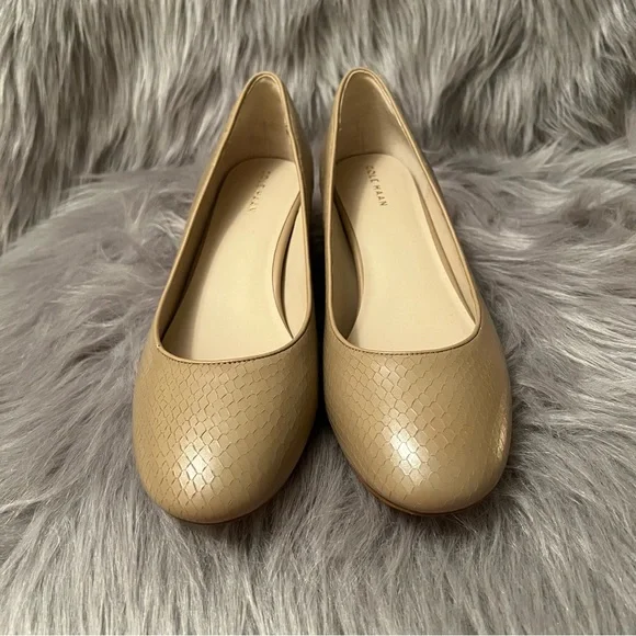 NIB Cole Haan Amphora Leather Leslie Pump Tan Size 9 - Picture 3 of 9